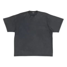 Strike 1917 Oversized Tişört “Yıkanmış Siyah” 694576TMVJ61055