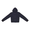 Tab Worn-Out Fermuarlı Kapüşonlu Kapüşonlular “Siyah” 697949TMVC21151