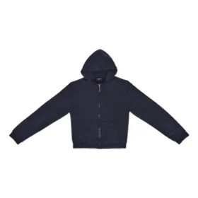 Tab Worn-Out Fermuarlı Kapüşonlu Kapüşonlular “Siyah” 697949TMVC21151
