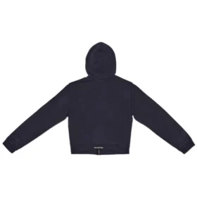 Tab Worn-Out Fermuarlı Kapüşonlu Kapüşonlular “Siyah” 697949TMVC21151
