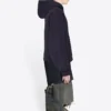 Tab Worn-Out Fermuarlı Kapüşonlu Kapüşonlular “Siyah” 697949TMVC21151