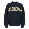 Tape Type Bisiklet Yaka Sweatshirt “Mavi” 744701TOVB14140