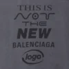 This Is Not Logo Tişört “Gri” 661705TKVD91069