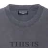 This Is Not Logo Tişört “Gri” 661705TKVD91069
