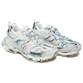Track 1.0 Sneaker’lar “Beyaz Mavi File ve Naylon Graffiti” 542023W3SRA9014
