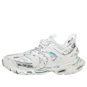 Track 1.0 Sneaker’lar “Beyaz Mavi File ve Naylon Grafiti” 542436W3SRA9014