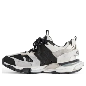 Track 1.0 Sneaker’lar “Gri, Siyah ve Beyaz File ve Süet Benzeri Kumaş” 542023W3SU59791