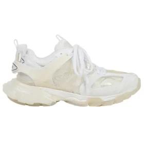 Track Clear Sole Low Mesh Naylon Sneaker’lar Beyaz 647742W3BM19000