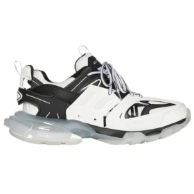 Track Sneaker “Şeffaf Taban – Beyaz Siyah” 647741W3BZ29010