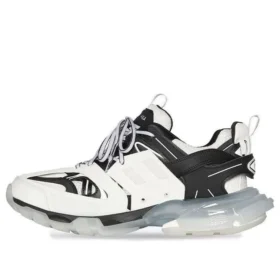 Track Sneaker “Şeffaf Taban – Beyaz Siyah” 647742W3BZ29010