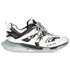 Track Sneaker “Şeffaf Taban – Beyaz Siyah” 647742W3BZ29010