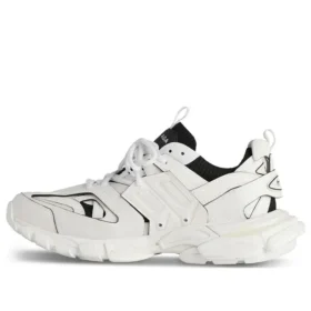 Track Sock Sneaker’lar “Beyaz ve Siyah Örgü ve Naylon” 736330W3SKC9010