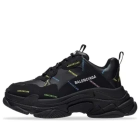 Triple S Allover Logo “Siyah Çok Renkli” 536737W2FA81083