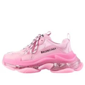 Triple S “Şeffaf Taban – Pembe” 544351W2GA15760
