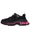 Triple S “Şeffaf Taban – Siyah Pembe Neon” 544351W2FR11053