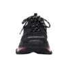 Triple S “Şeffaf Taban – Siyah Pembe Neon” 544351W2FR11053