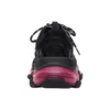 Triple S “Şeffaf Taban – Siyah Pembe Neon” 544351W2FR11053