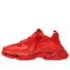 Triple S Şeffaf Tabanlı Sneaker’lar “Red” 541624W2CE16500
