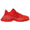 Triple S Şeffaf Tabanlı Sneaker’lar “Red” 541624W2CE16500