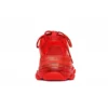 Triple S Şeffaf Tabanlı Sneaker’lar “Red” 541624W2CE16500