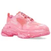 Triple S Faded Sneaker’lar “Koyu Pembe” 524039W3CS45000