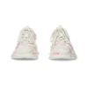 Triple S Logotype Sneaker’lar “Beyaz ve Pembe Teknik Malzeme” 654251W2FAB9050