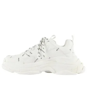 Triple S Sneaker’lar “Allover Logo – Beyaz” 536737W2FA19010