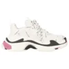 Triple S Sneaker’lar “Allover Logo Beyaz Pembe” 524039W2FA49155