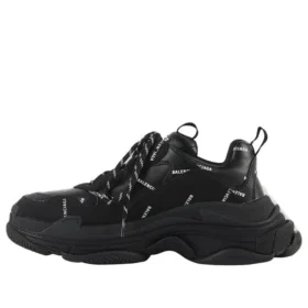 Triple S Sneaker’lar “Allover Logo – Siyah” 536737W2FA11090