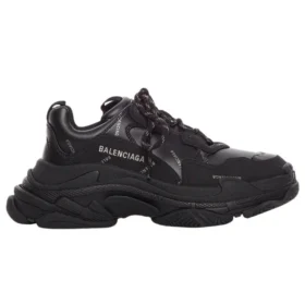 Triple S Sneaker’lar “Allover Logo – Siyah” 536737W2FA21081