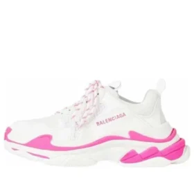 Triple S Sneaker’lar “Beyaz Floresan Pembe” 536737W2CA35390