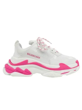 Triple S Sneaker’lar “Beyaz Floresan Pembe” 536737W2CA35390