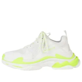 Triple S Sneaker’lar “Beyaz Floresan Sarı” 524039W2CA37390