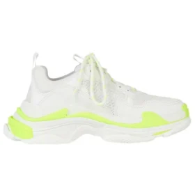 Triple S Sneaker’lar “Beyaz Floresan Sarı” 524039W2CA37390