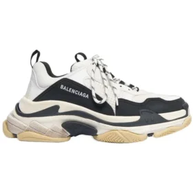 Triple S Sneaker’lar “Beyaz Siyah” 536737W09OM9058