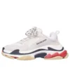 Triple S Sneaker’lar “Beyaz Siyah Kırmızı” 533882W09E19000