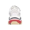 Triple S Sneaker’lar “Beyaz Siyah Kırmızı” 533882W09E19000