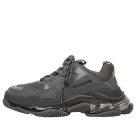 Triple S Sneaker’lar “Clear Sole – Koyu Gri” 541624W2GA11801