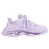 Triple S Sneaker’lar “Şeffaf Taban – Açık Leylak” 544351W2GA15890