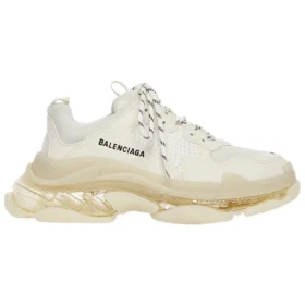 Triple S Sneaker’lar “Şeffaf Taban – Bej” 541624W2GA19100 Triple S Sneaker’lar “Şeffaf Taban – Bej” 541624W2GA19100
