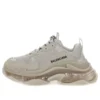 Triple S Sneaker’lar “Şeffaf Taban – Bej” 544351W2GA19002