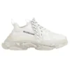 Triple S Sneaker’lar “Şeffaf Taban – Beyaz” 541624W2FB19000