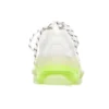 Triple S Sneaker’lar “Şeffaf Taban – Beyaz Floresan Sarı” 541624W2FR19073