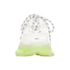 Triple S Sneaker’lar “Şeffaf Taban – Beyaz Floresan Sarı” 544351W2FR19073