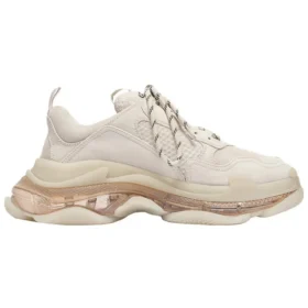Triple S Sneaker’lar “Şeffaf Taban – Kırık Beyaz” 541624W09O19005