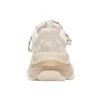 Triple S Sneaker’lar “Şeffaf Taban – Kırık Beyaz” 541624W09O19005