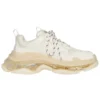Triple S Sneaker’lar “Şeffaf Taban – Yumurta Kabuğu” 544351W2GA19100