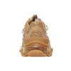 Triple S Sneaker’lar “Şeffaf Tabanlı Kahverengi” 541624W2GA12706