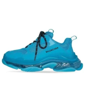 Triple S Sneaker’lar “Şeffaf Tabanlı Mavi” 541624W2GA14810