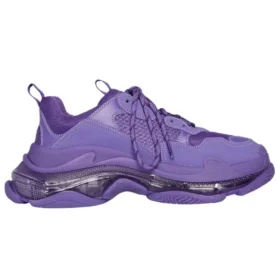 Triple S Sneaker’lar “Şeffaf Tabanlı Mor” 544351W2GA16910
